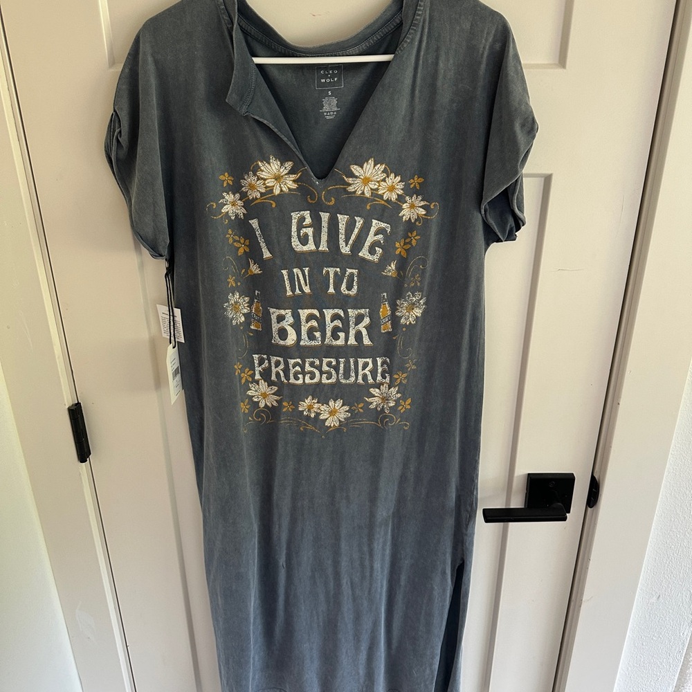 Graphic Midi Tshirt Dress